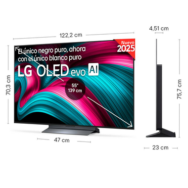 TV LG OLED55C54LA OLED Evo 4K 55" (1)