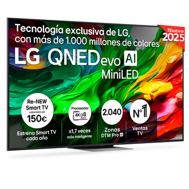 TV LG 65QNED87A6B QNED MiniLED 4K 65"