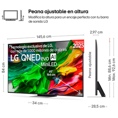 TV LG 65QNED87A6B QNED MiniLED 4K 65" (1)