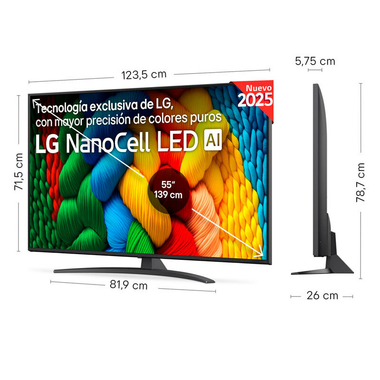 TV LG 55NANO81A6A LED 4K 55" (1)
