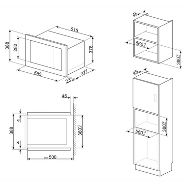 Microondas integrable Smeg FMI325X (1)