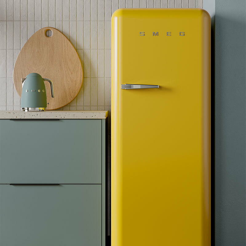 Frigorífico 1 Puerta Smeg FAB28RYW6 Amarillo (6)