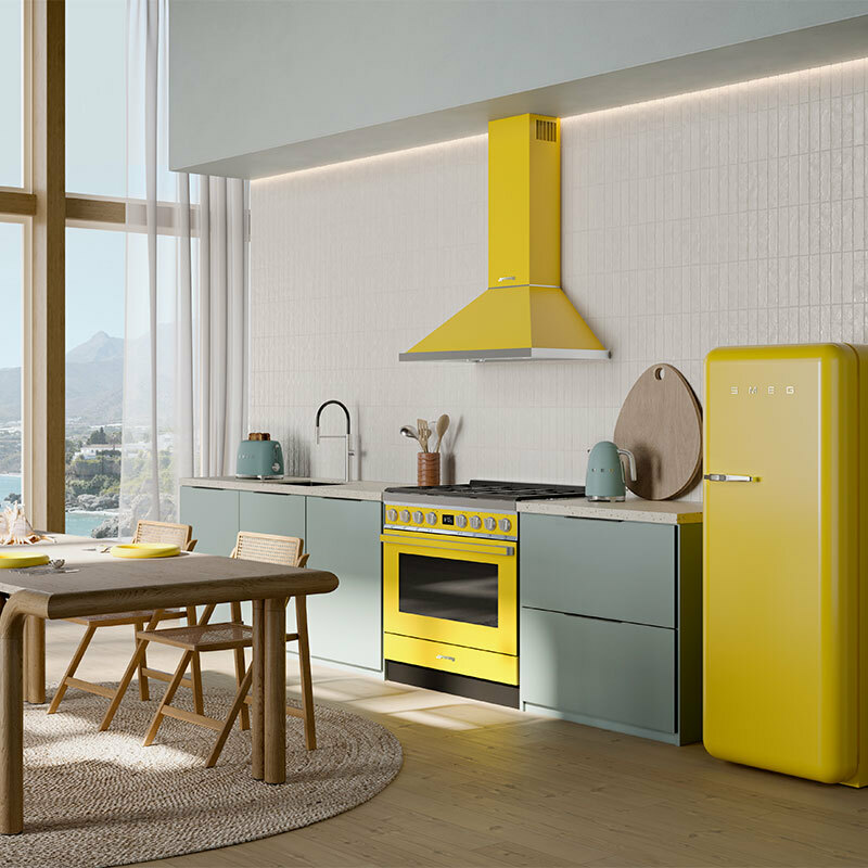 Frigorífico 1 Puerta Smeg FAB28RYW6 Amarillo (7)