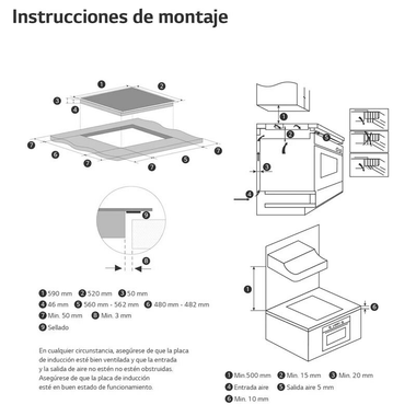 Placa Inducción LG CI5Z2421BN 60 cm (1)