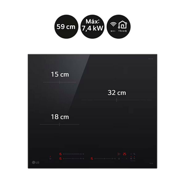 Placa Inducción LG CI5Z2421BN 60 cm (4)