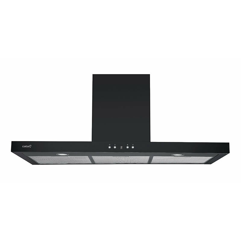 Campana decorativa Cata SPRO 9000BK Negro 90 cm