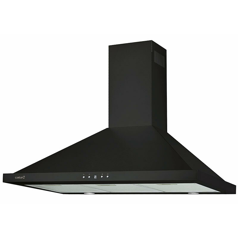Campana decorativa Cata Beta PRO 9000BK Negro 90 cm
