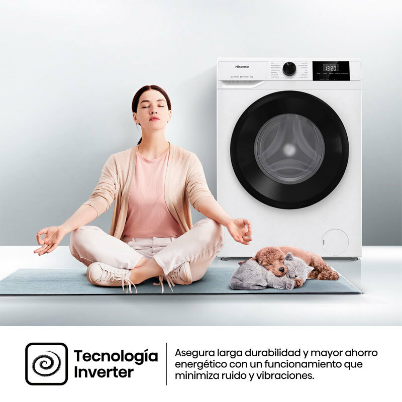 Lavadora Hisense WF1G7021BW 7 Kg (8)