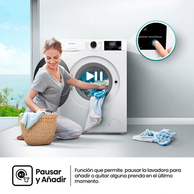 Lavadora Hisense WF1G7021BW 7 Kg (9)