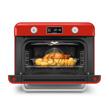 Minihorno Smeg COF01RDEU Rojo (5)