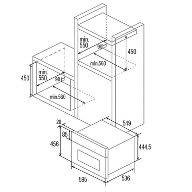 Horno Cata MD5008BK Cristal Negro (1)