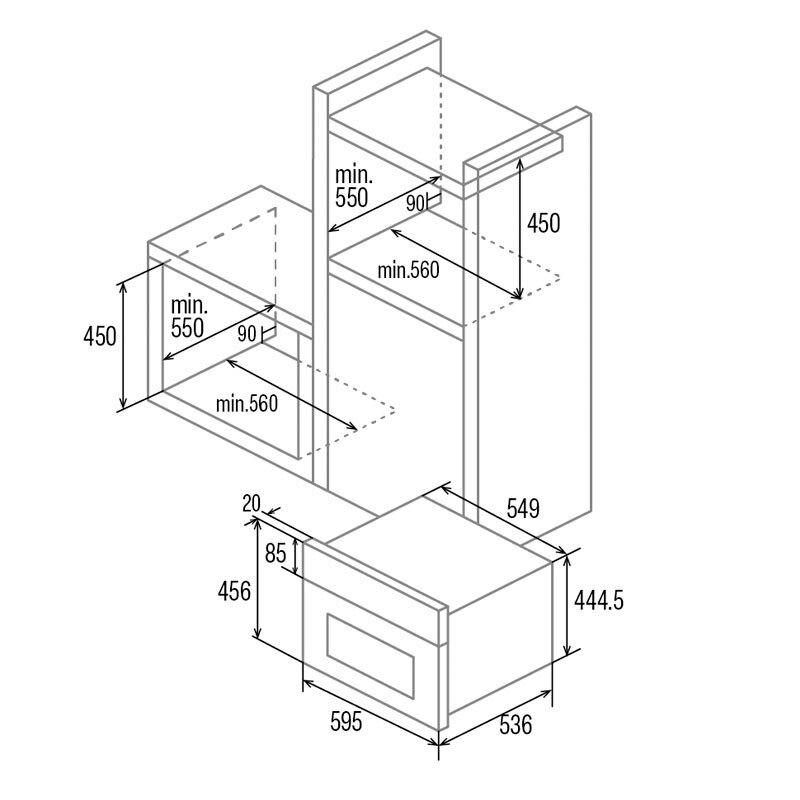 Horno Cata MD5007BK Cristal Negro (1)