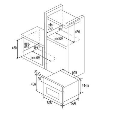 Horno Cata MD5007BK Cristal Negro (1)