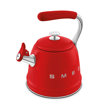 Hervidor Silbante Smeg WKF01RD Rojo