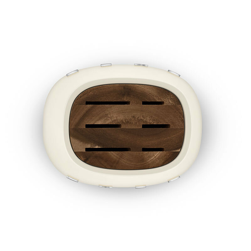 Bloque 6 cuchillos cocina Smeg KBSF02CR Crema (7)