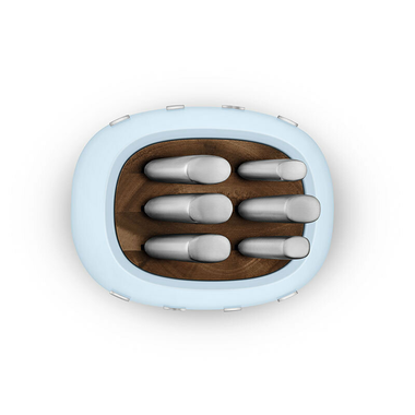 Bloque 6 cuchillos cocina Smeg KBSF02PB Azul (4)