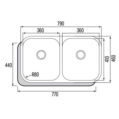 Fregadero Cata CB2X/B Inox (1)