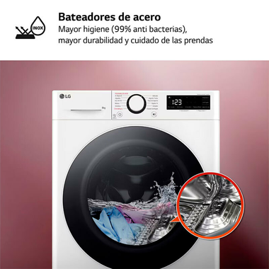 Lavadora 8Kg LG F2WR5S08A0W (7)