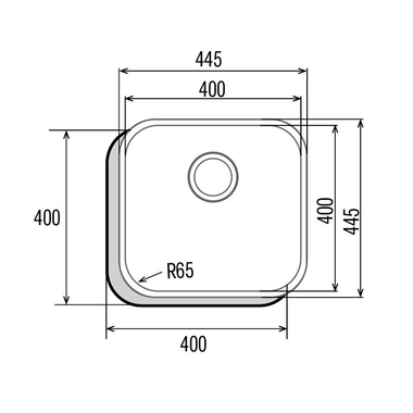 Fregadero Cata CBP4040/B Inox (1)