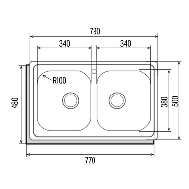 Fregadero Cata C2 AG /C Inox (1)