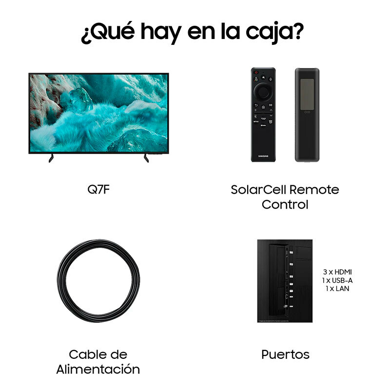 TV Samsung TQ43Q7FAAUXXC QLED 4K 43" (2)