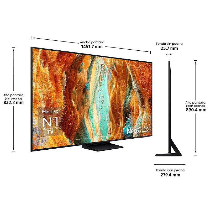 TV Samsung TQ65QN70FAUXXC NeoQLED 4K 65" (1)