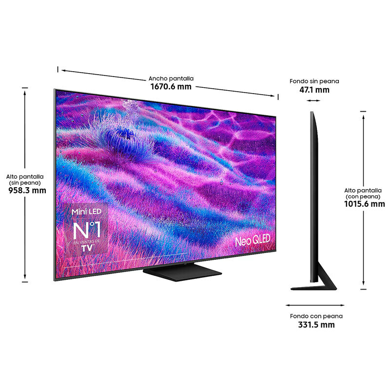 TV Samsung TQ75QN80FAUXXC NeoQLED 4K 75" (1)