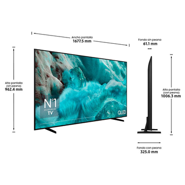 TV Samsung TQ75Q7FAAUXXC QLED 4K 75" (1)