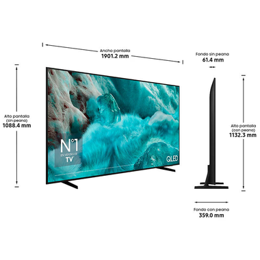 TV Samsung TQ85Q7FAAUXXC QLED 4K 85" (1)