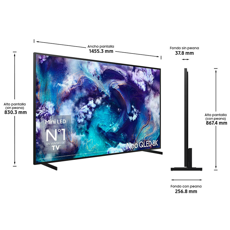 TV Samsung TQ65QN900FTXXC NeoQLED 8K 65" (1)
