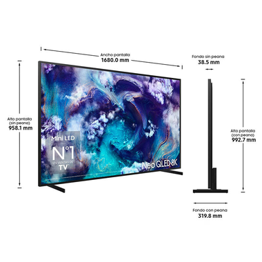 TV Samsung TQ75QN900FTXXC NeoQLED 8K 75" (1)