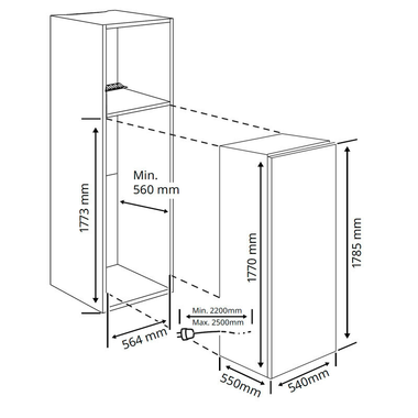 Congelador integrable Teka RSF73385FI (1)