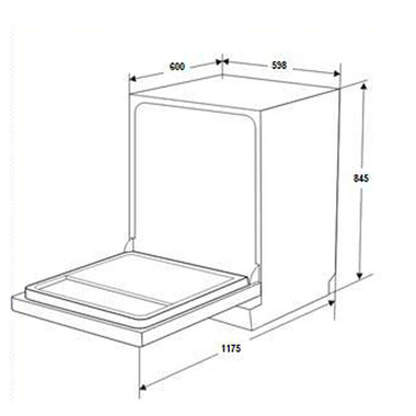 Lavavajillas Fagor 4LVF637ADX 60 cm (1)