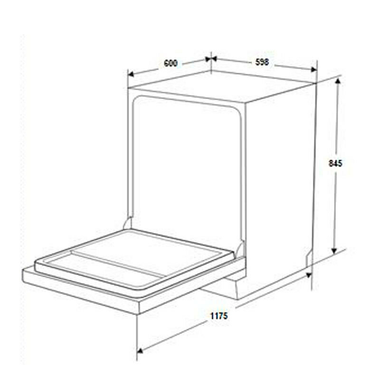 Lavavajillas Fagor 4LVF635 60 cm (1)
