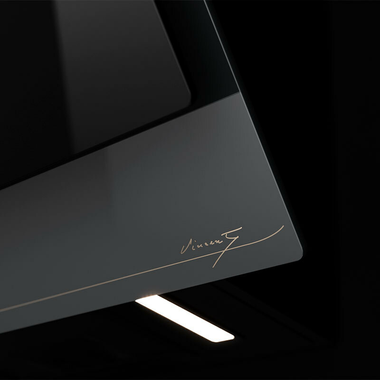 Campana decorativa Teka DVTVG78660VGOGH 70 cm Negro (6)