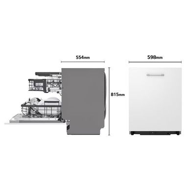 Lavavajillas integrable LG DB597TXS 60 cm (1)