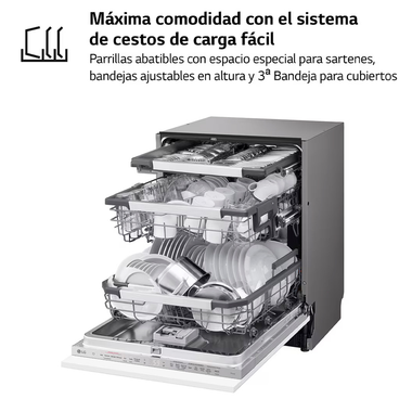 Lavavajillas integrable LG DB597TXS 60 cm (6)