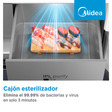 Frigorífico Americano Midea MDRM706BIE70 Gris (5)
