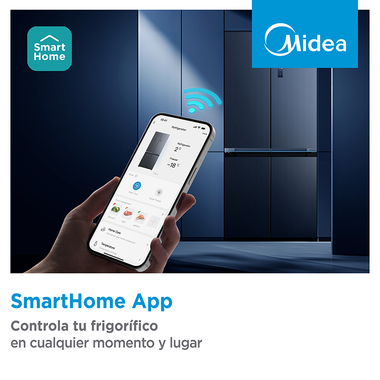 Frigorífico Americano Midea MDRM706BIE70 Gris (7)