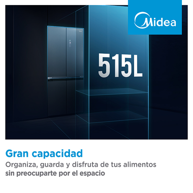 Frigorífico Americano Midea MDRM706BIE70 Gris (8)