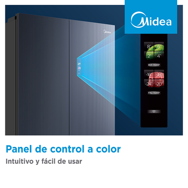 Frigorífico Americano Midea MDRM706BIE70 Gris (9)