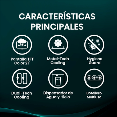 Frigorífico Americano Hisense RS9P628GPFE Inox (3)