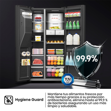 Frigorífico Americano Hisense RS9P628GPFE Inox (7)