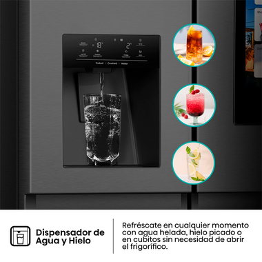 Frigorífico Americano Hisense RS9P628GPFE Inox (9)