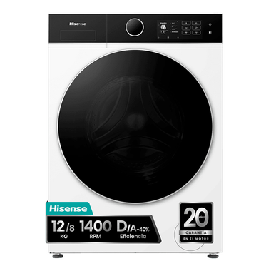 Lavasecadora Hisense WD5i1245BWR 12Kg