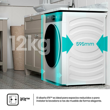 Lavadora Hisense WF5i1245BWR 12Kg (6)