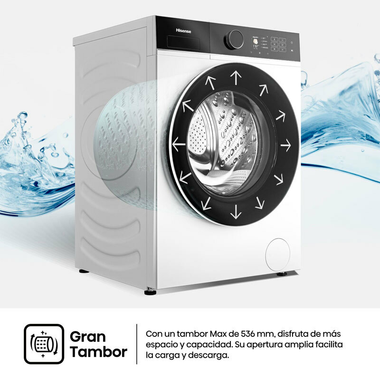 Lavadora Hisense WF5i1245BWR 12Kg (9)