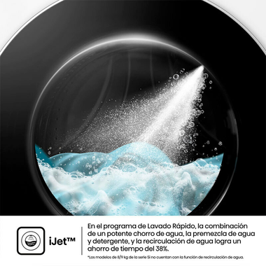 Lavadora Hisense WF5i8043BWF 8Kg (7)