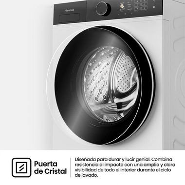 Lavadora Hisense WF5i8043BWF 8Kg (8)
