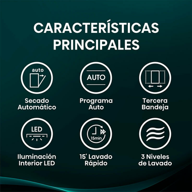 Lavavajillas Hisense HS673A90X 60 cm (5)